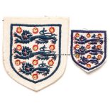 England player's Three Lions shirt badge, sold together with a smaller England Three Lions tracksuit