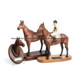 Collection of horse racing memorabilia, comprising: a Martell Grand National Limited Edition