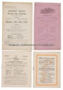 Collection of various National Hunt racecards, the earliest Bredon Hill Hunt Races 3rd May 1878;