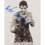 Hector Camacho three weight world boxing champion 1983-92 signed photograph, original signed black
