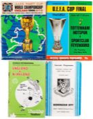 Large collection of football programmes, big match issues including internationals, Scottish, F.A.