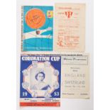 Ten assorted football programmes, comprising Clapton v Corinthians, London Senior Cup 2nd December