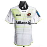 Sean Maitland Saracens 2017 Champions Cup pool stage No.14 away jersey v Clermont Auvergne, played