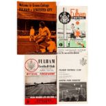 Large collection of 691 Fulham homes & aways programmes 1950s onwards, 80 x 1950s homes, 15 x