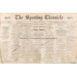 The Sporting Chronicle newspaper 3rd July to 29th December 1888, a fine selection of the daily