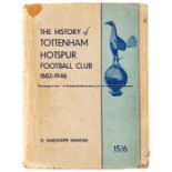 Author signed copy of G. Wagstaffe Simmons's The History of Tottenham Hotspur Football Club 1882-