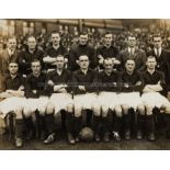 Fine fully-signed photograph of the Arsenal 1931 F.A. Charity Shield winning team, 11 1/2 by 14 1/
