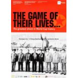 North Korean team signed poster 'The Game of their lives - the greatest shock in World Cup history',