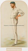 George Bonner-signed Vanity Fair portrait print, after Ape, signed by Bonner in pencil above the