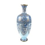 A Japanese cloisonné vase, late 19th century, Meiji period.