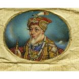Akbar II 1760-1837 Miniature Painting.