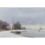 Ford, Marcus 1914-1989 British AR Winter at Staines.