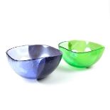 Murano: Two Venetian glass 'Giano' bowls by Yalos, Italian, 21st century.