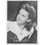Judy Garland (1922-1969): A signed letter.