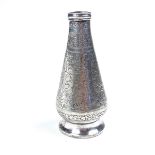 A small Islamic Persian silver vase, Persia, circa 18th century.