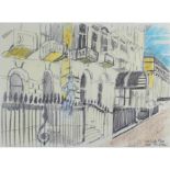 Bratby, John Randall 1928-1992, British AR, Adelaide Place, Hove.