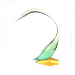 Murano: A large Venetian glass model of a bird, Italian.