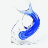 Murano: A large Venetian glass fish, Italian, 21st century.