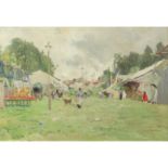 Vauthier, Pierre Louis, Leger 1845-1916 French Fete a St Ouen.