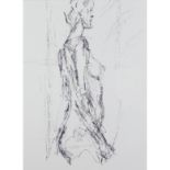 Giacometti, Albert 1901-1966 Swiss Standing Nude.