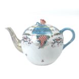 A Hungarian Herend porcelain teapot and cover.