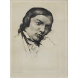 Portrait of Robert Schumann by Wilhelm Pech.