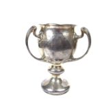 An Irish Art Nouveau silver cup, late 19th century.