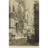 Haig, Axel Herman 1835-1921 German St. Maria de Mar, Barcelona.
