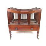 A Victorian mahogany canterbury