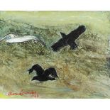 Lowndes, Alan Bailey 1921-1978 British AR Seagull and Crows.