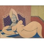 Picasso, Pablo follower of: Reclining Nude.