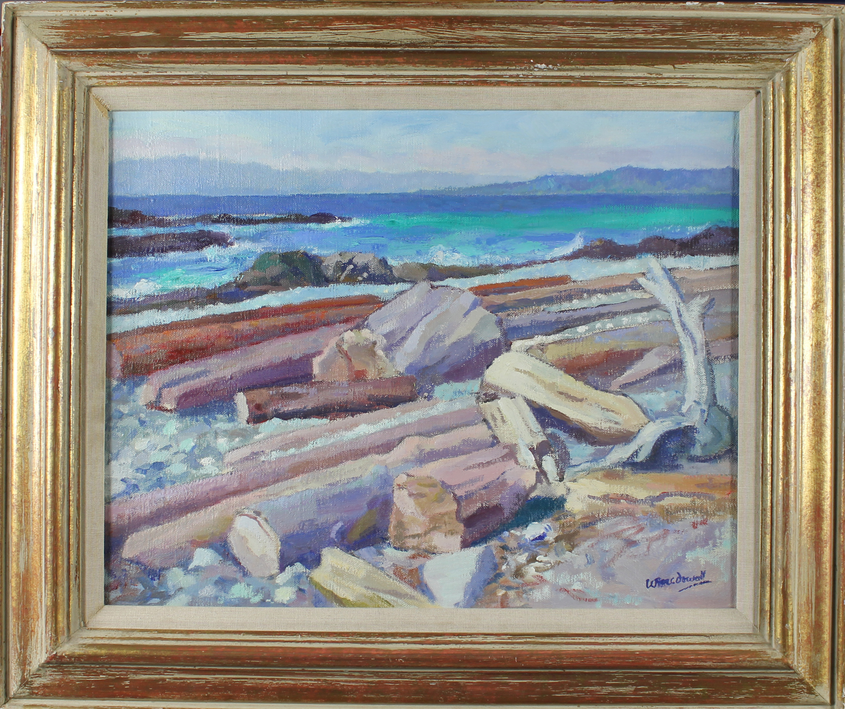 McDowell, William 1905-1988 Scottish AR Scottish Beach - Image 2 of 3