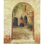 Witcomb, Phillip Contemporary British AR, Courtyard to the Rectory of the Parish Church of San Andre