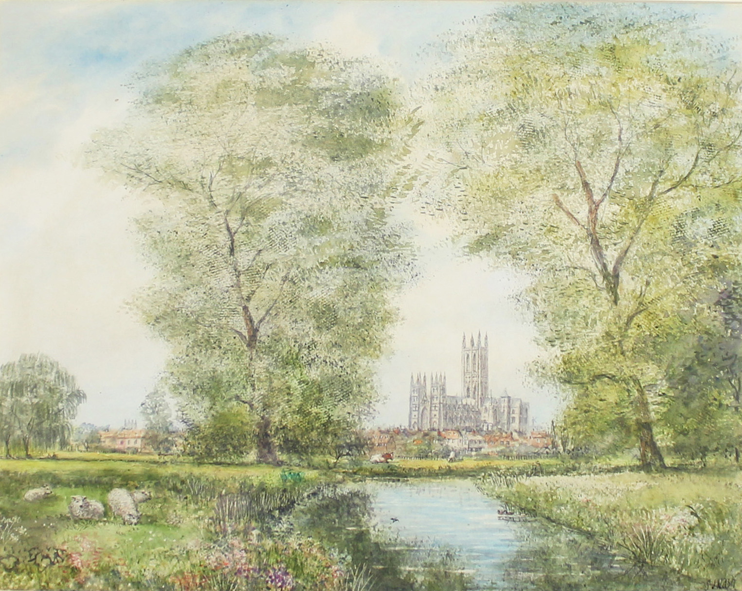 Nash, S.J.Toby 1891-196 British AR, Canterbury Cathedral.