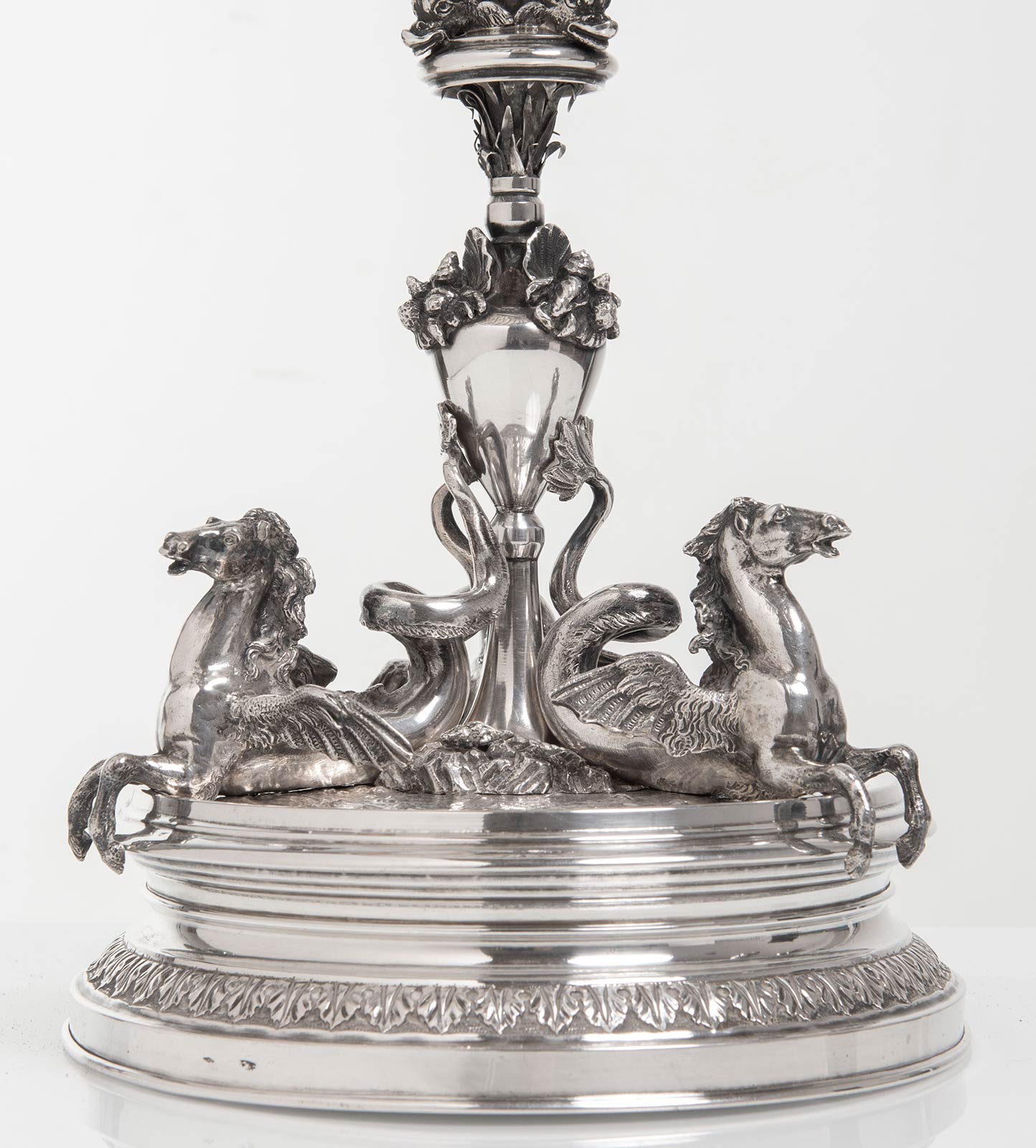 Alzata in argento, Stato Pontificio, fine del XIX sec. - Image 3 of 6