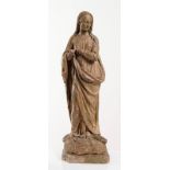 Scultura in terracotta raffigurante “Madonna Immacolata”, XIX sec.