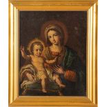 Maestro del XVIII sec., “Madonna con bambino”.