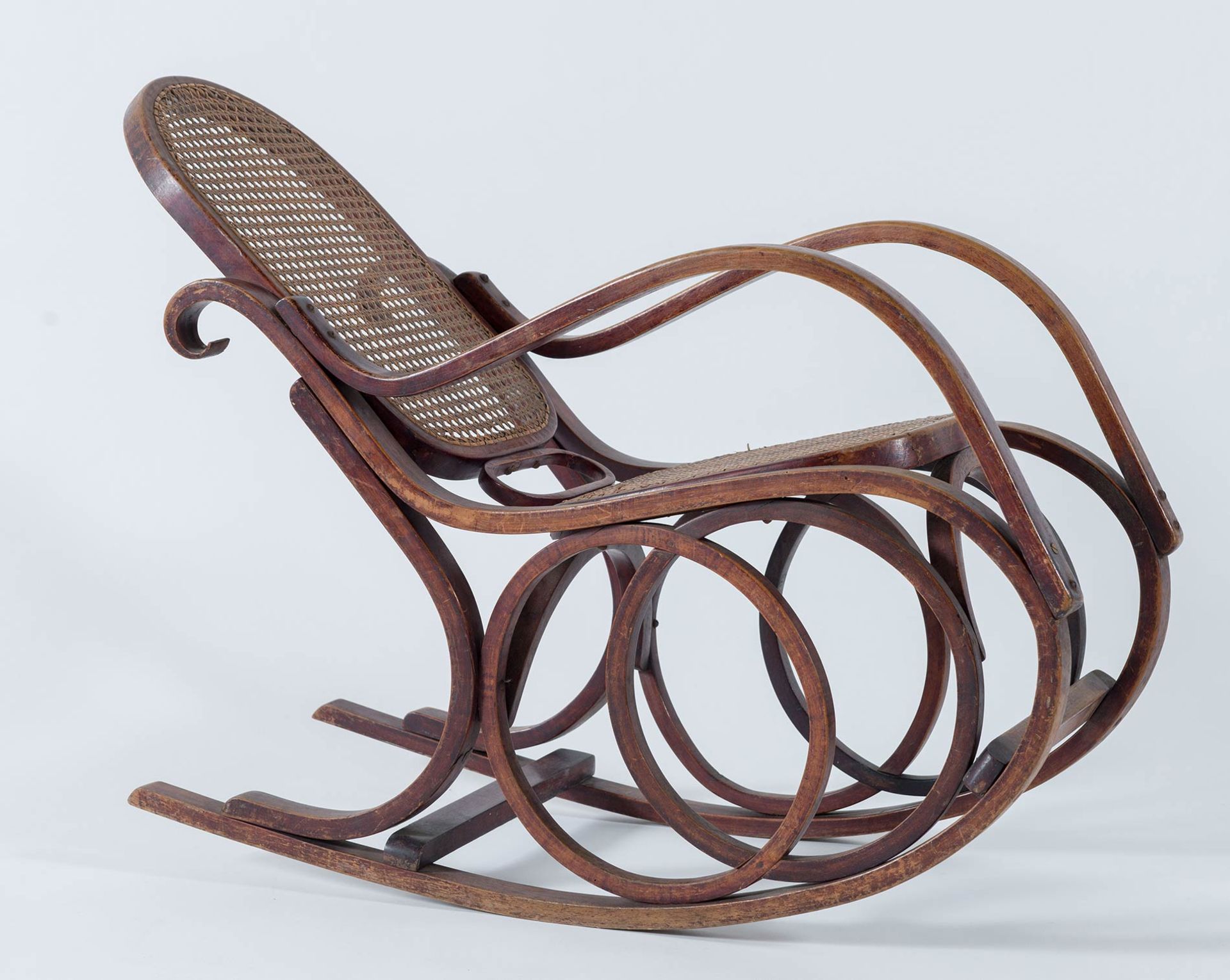 Dondolo da bambino tipo Thonet, Austria, Inizi del XX sec. - Bild 2 aus 3