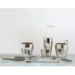 Set da cocktail in acciaio, Alessi – Produzione Contemporanea.