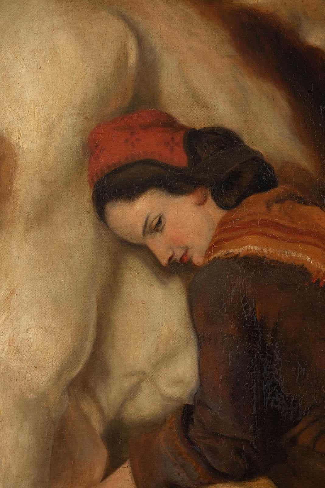 Edwin Landseer (1802 - 1873), attribuito a, “La mungitrice”. - Image 2 of 4