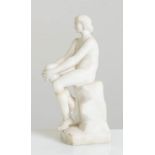 Scultura in alabastro raffigurante “Nudo femminile”, XX sec.