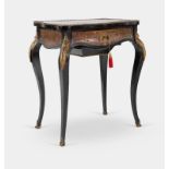 Tavolino in stile Boulle, fine del XIX - inizio del XX sec.