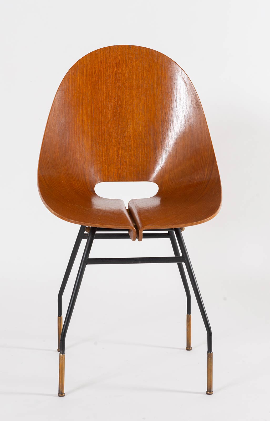 Carlo Ratti, attribuita a, Sedia in legno, Società Compensati Curvati, Anni ‘50. - Image 3 of 6