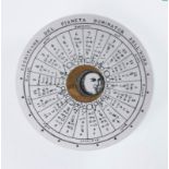 Piero Fornasetti, Piatto decorato - serie Astronomici, Fine Anni ’50.