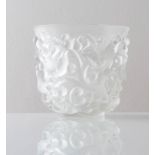 René Lalique – Francia, Vaso modello “Avallon”, XX secolo.