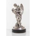 Scultura in argento raffigurante "Amore e Psiche", XX sec.