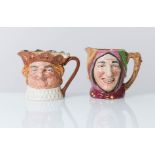 Royal Doulton, Due “Character Mug”, Inghilterra, XX secolo.