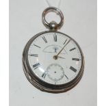 A Victorian silver-cased pocket watch by John Forrest, London Condition Report: Available upon