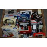 A collection of Corgi and other models including trucks, cars etc in original boxes Condition