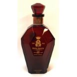 A Baccarat Limited Edition red glass decanter, produced for Royal Salute 40 year old whisky (no
